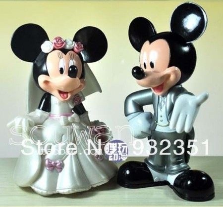 Figura tarta Mickey y Minni