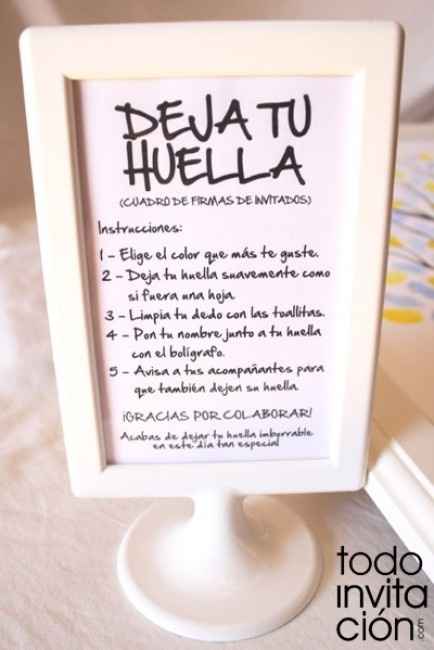 Instrucciones árbol de huellas
