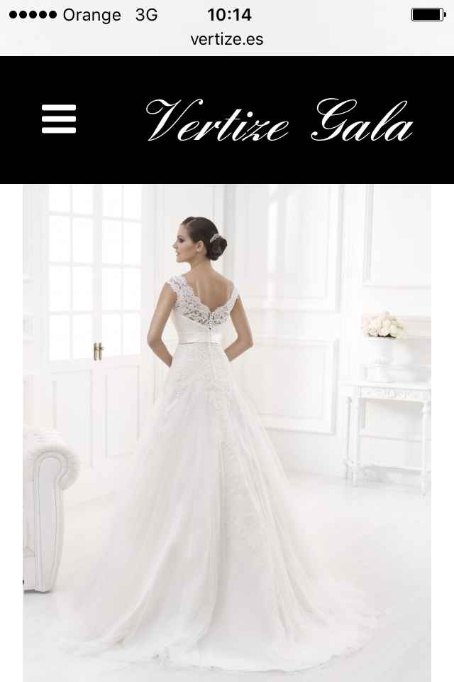 Vestidos novia vertize gala - 2