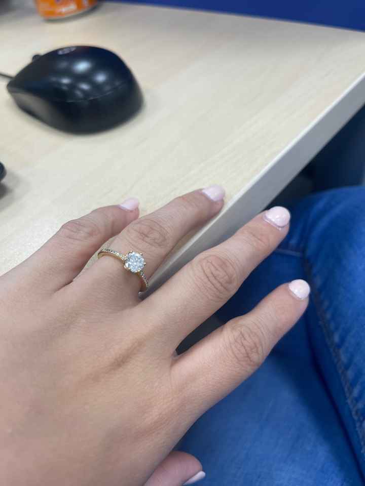 Presume de anillo de pedida 💍 - 1