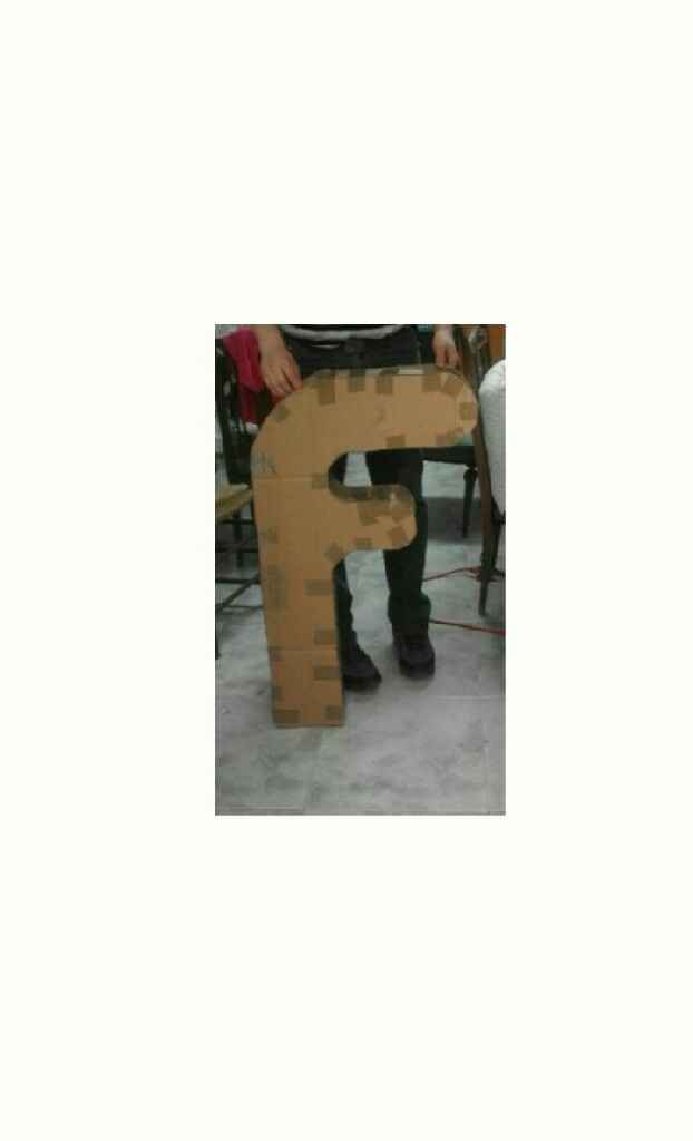 Como puedo hacer las letras gigantes para la boda? - 3