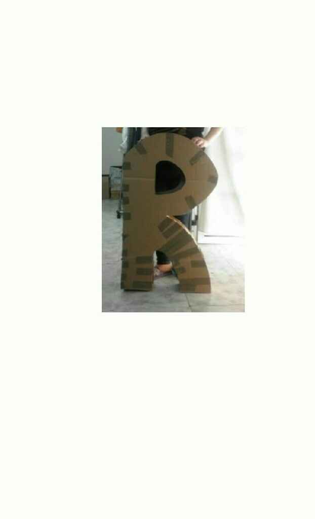 Como puedo hacer las letras gigantes para la boda? - 4