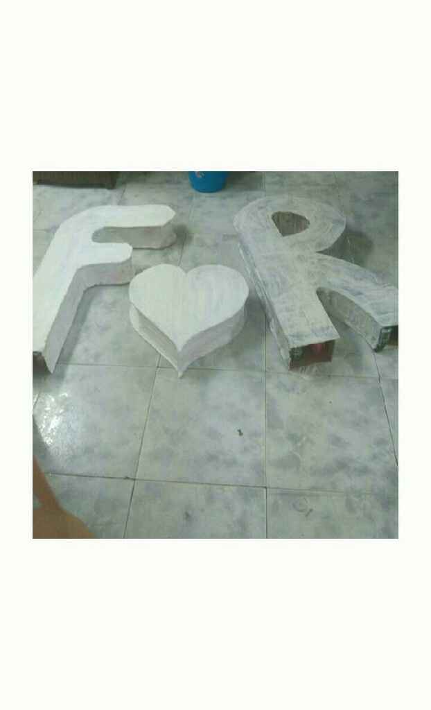 Como puedo hacer las letras gigantes para la boda? - 6