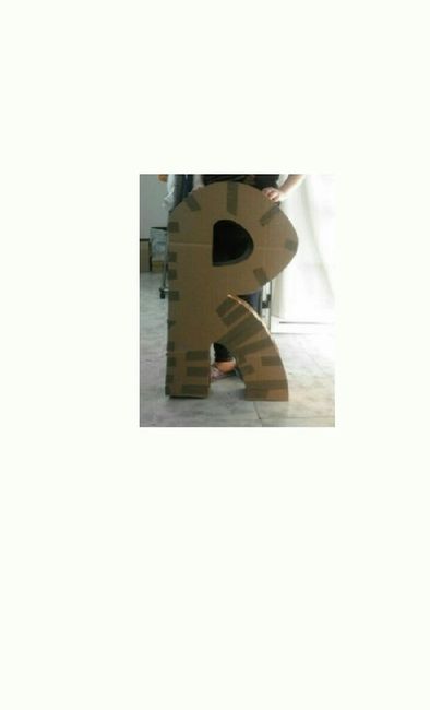 Como puedo hacer las letras gigantes para la boda? - 4