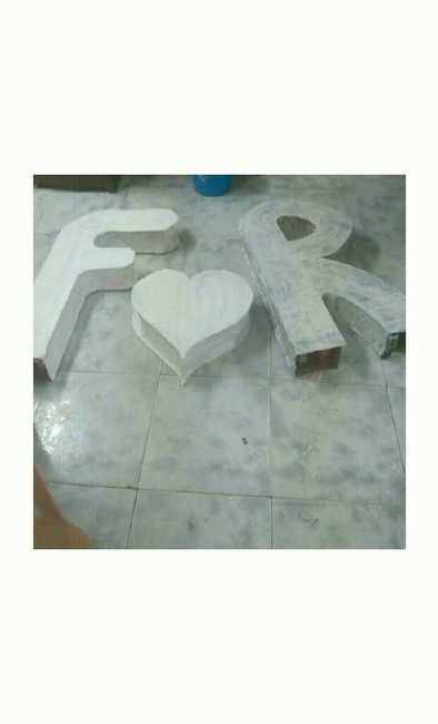 Como puedo hacer las letras gigantes para la boda? - 6