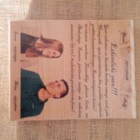 Invitaciones de madera diy - 1