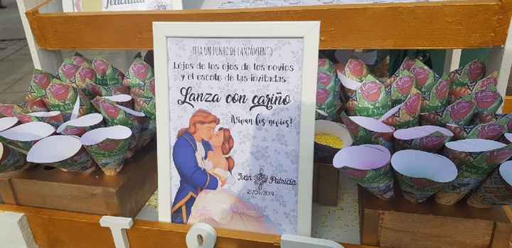Nuestra boda con temática bella y bestia - 26