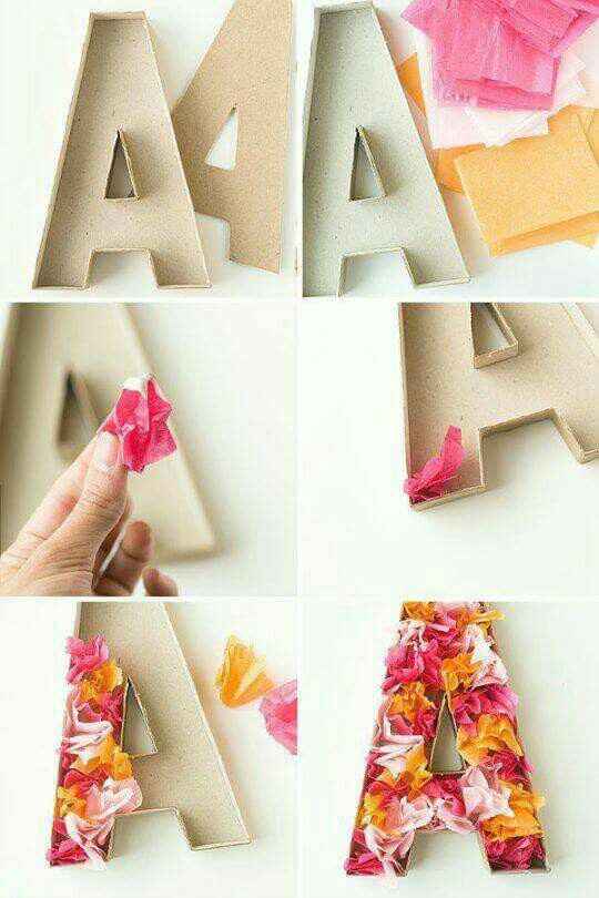 Decoración con letras - 8