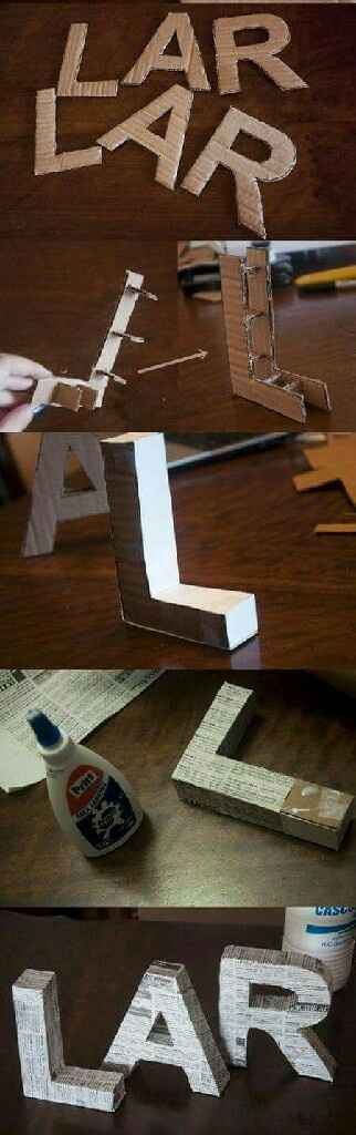 Decoración con letras - 9