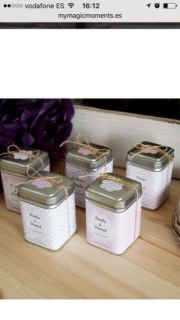 Regalo para ellas: cajita de té - 1