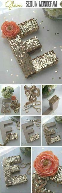 Decoración con letras - 1