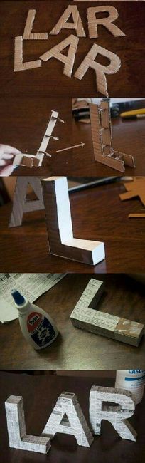 Decoración con letras - 9