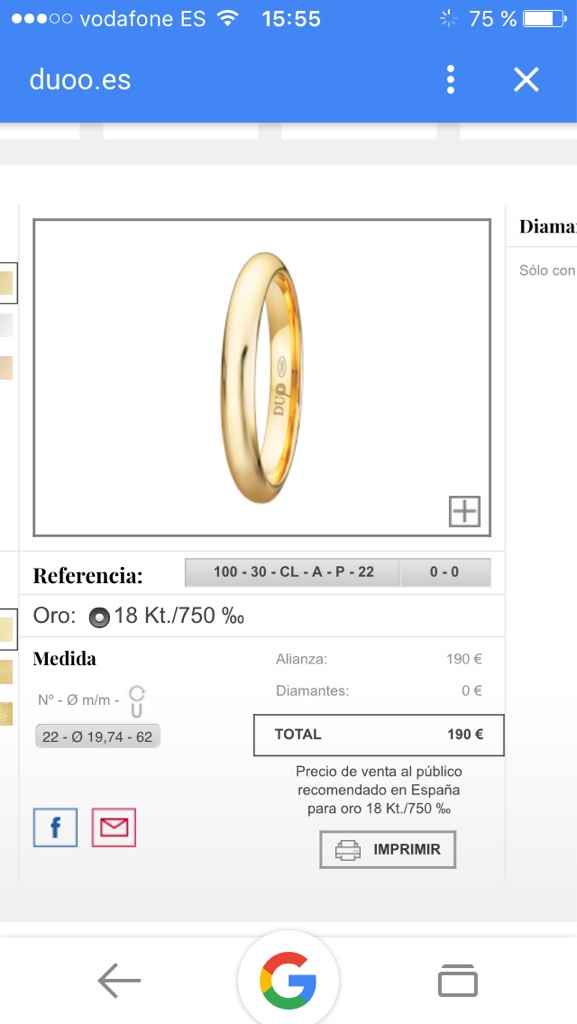 Precio de las alianzas - 1