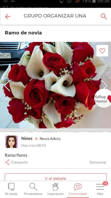 De que color vais a llevar vuestro ramo de novia? - 1