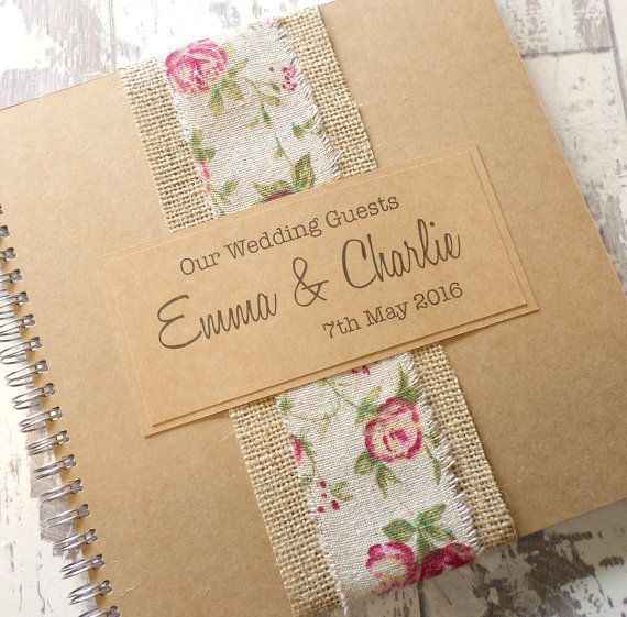 Ideas: libro de firmas / scrapbooking - 1