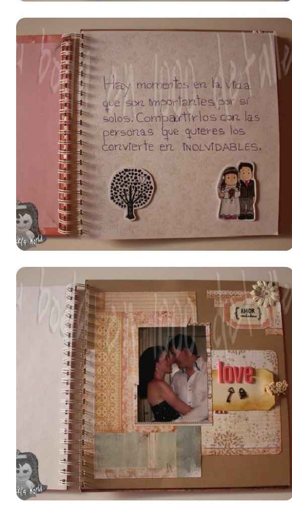 Ideas: libro de firmas / scrapbooking - 11