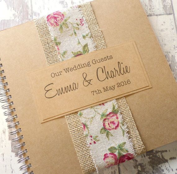 Ideas: libro de firmas / scrapbooking - 1