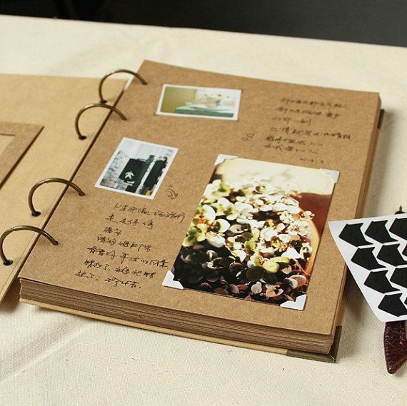 Ideas: libro de firmas / scrapbooking - 10