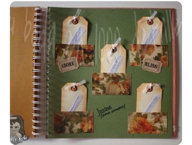 Ideas: libro de firmas / scrapbooking - 12