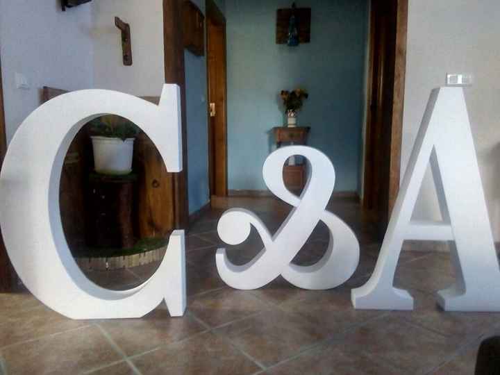 !! ya tengo mis letras !! gracias a letras&bodas - 1