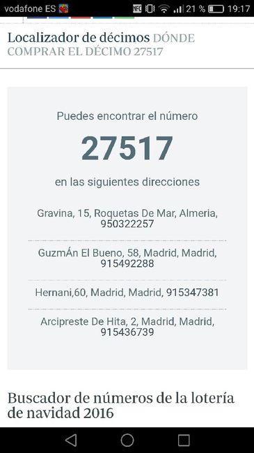 Loteria navidad 27517 - 1