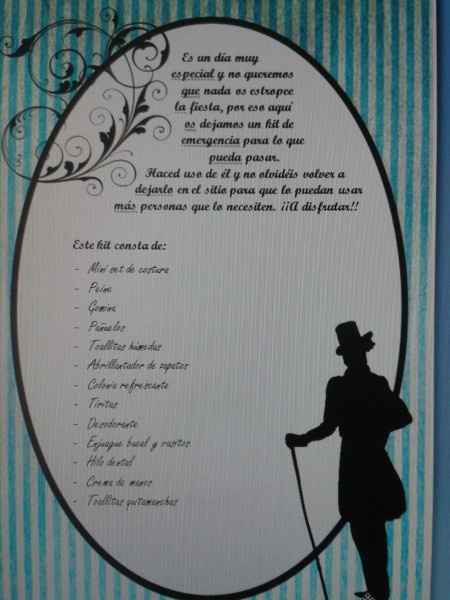 cartel baño chicos