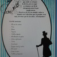cartel baño chicos