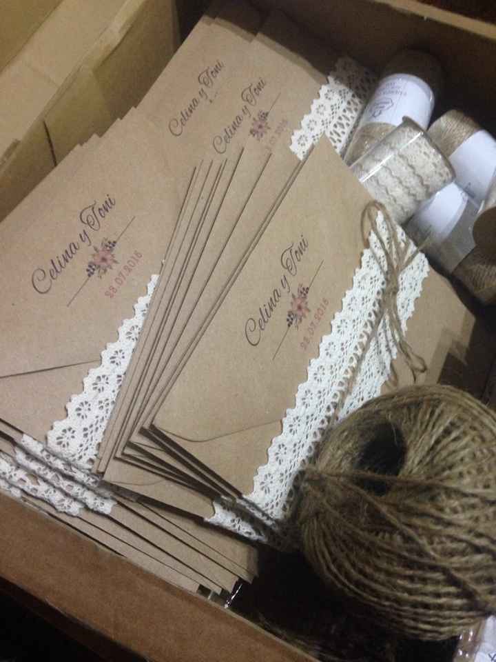 Invitaciones de boda diy - 2