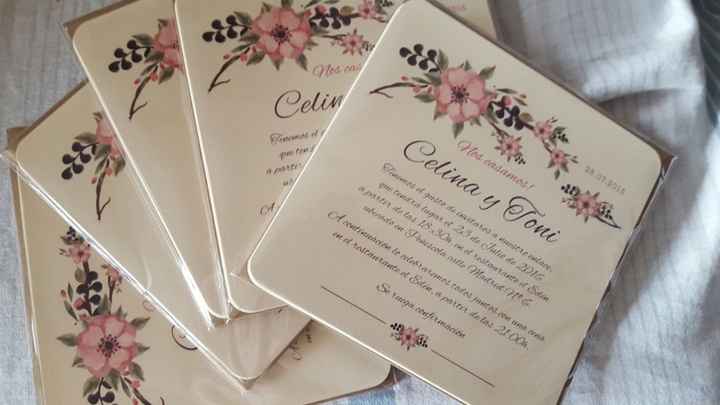 Invitaciones de boda diy - 4