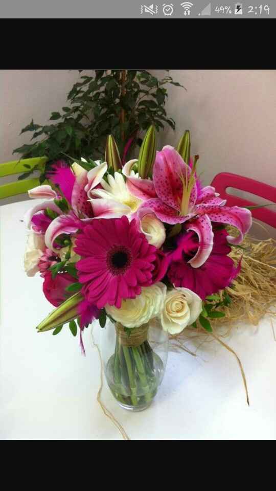 Ramos con orquideas - 1