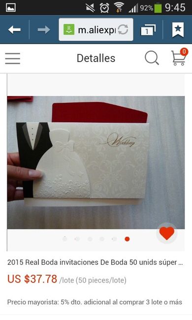 Invitaciones de bodas - 5
