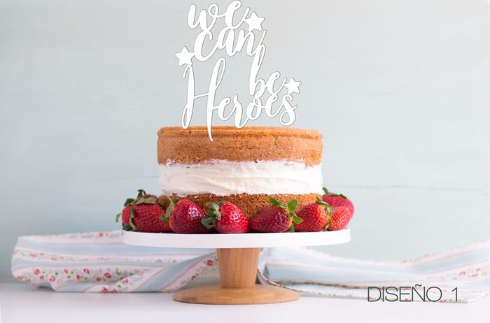 Nuestro topper para la tarta II
