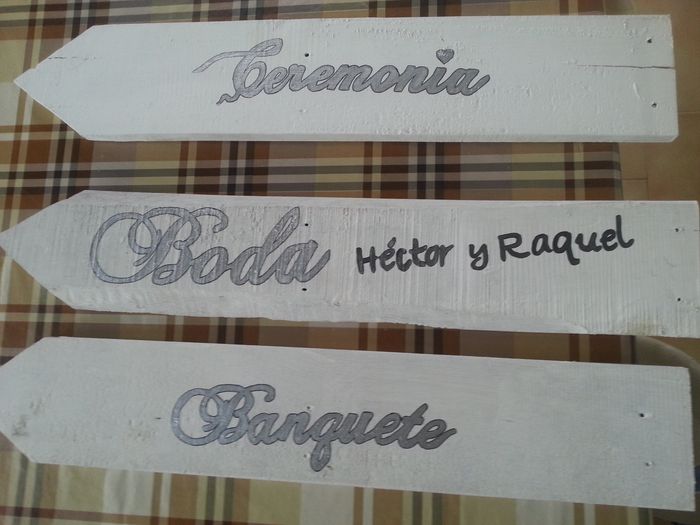 Nuestras señales de madera - 1