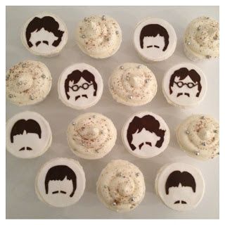 Cupcakes Temática The Beatles