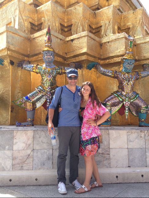 En el Gran Palacio de Bangkok