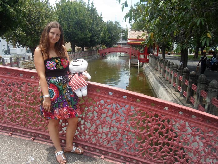 En el Gran Palacio de Bangkok