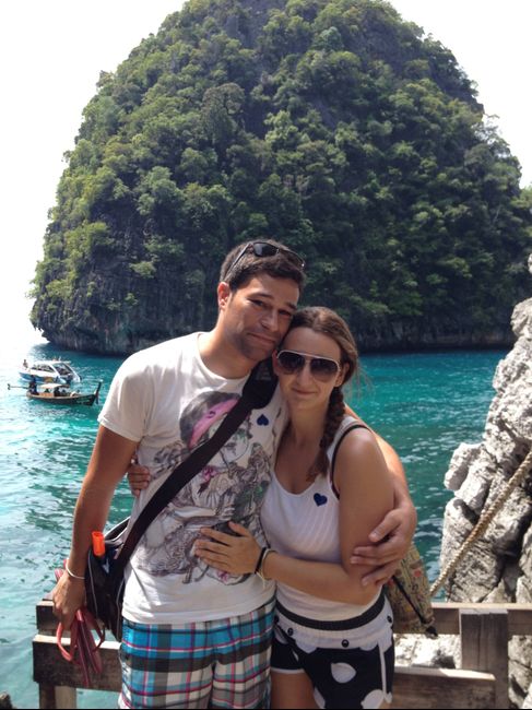 En Maya Bay en la isla Phi Phi Lee
