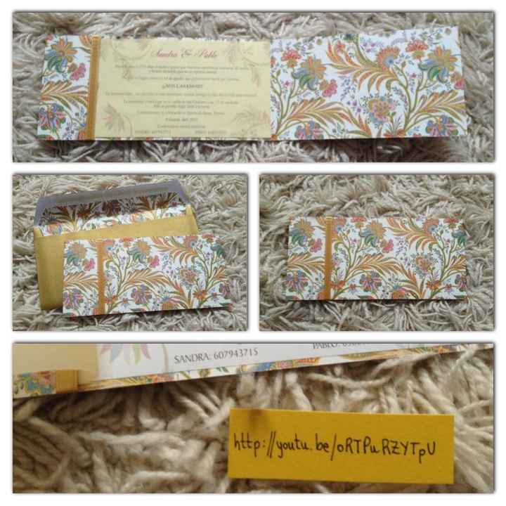 Nuestra invitación de boda