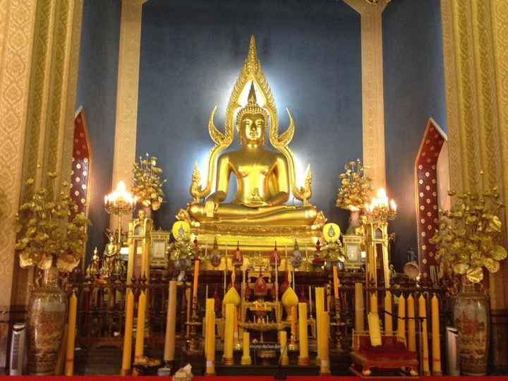 Templo Wat Phra Kaew en el Gran Palacio de Bangkok