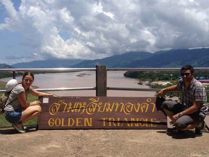 En el Triángulo del Oro en Chiang Rai