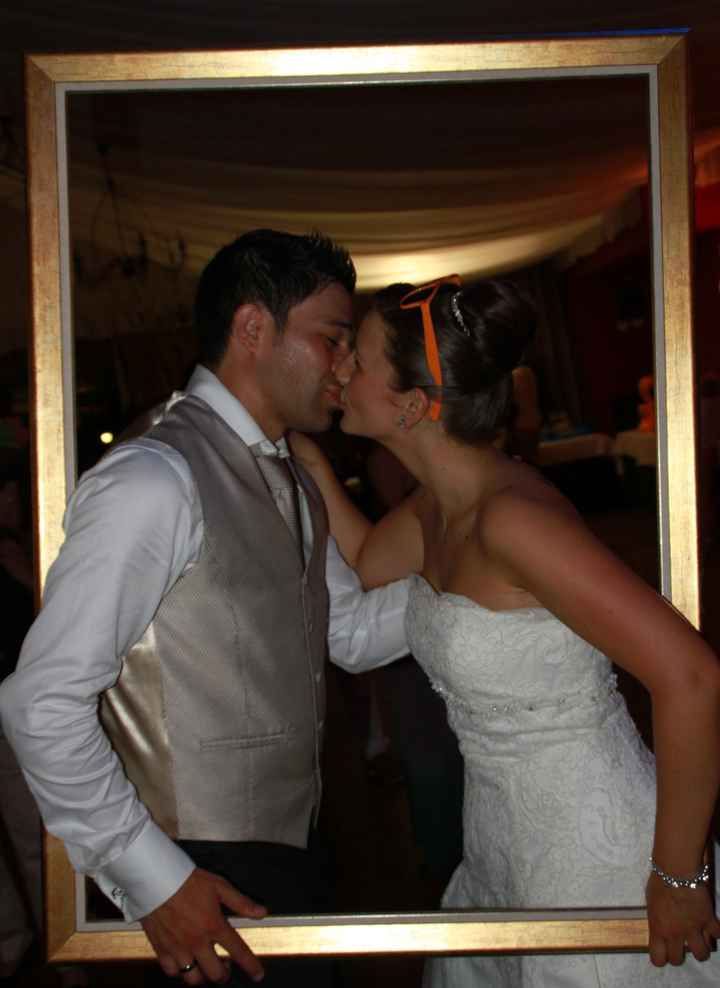 El beso final del día