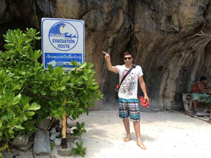 En Maya Bay en la isla Phi Phi Lee