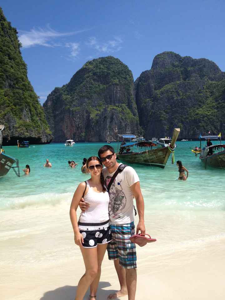 En Maya Bay en la isla Phi Phi Lee