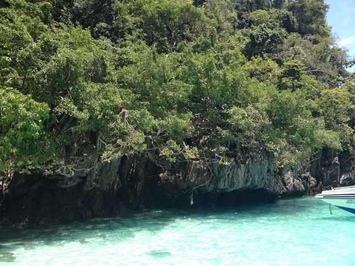 Isla de los monos en las islas Phi Phi