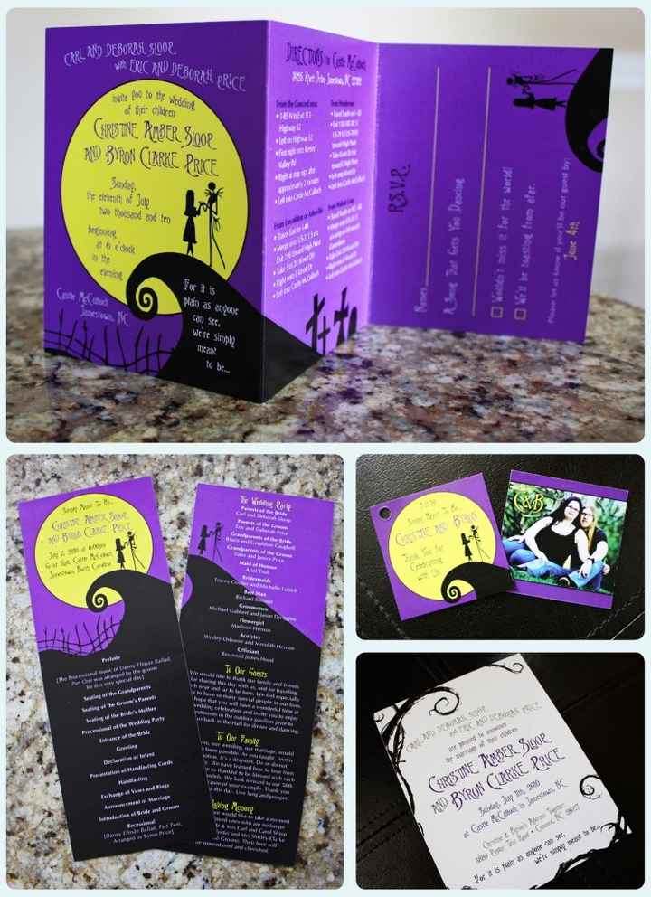 the nightmare before christmas wedding