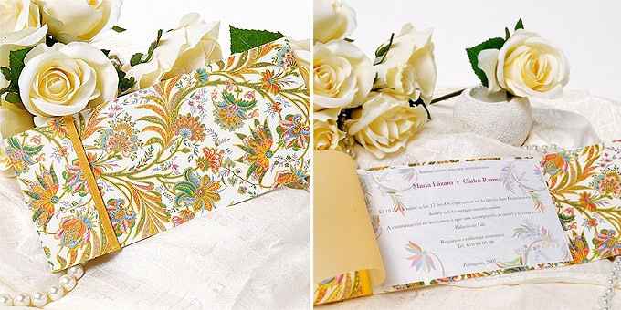 Invitación modelo Padua de Azulsahara
