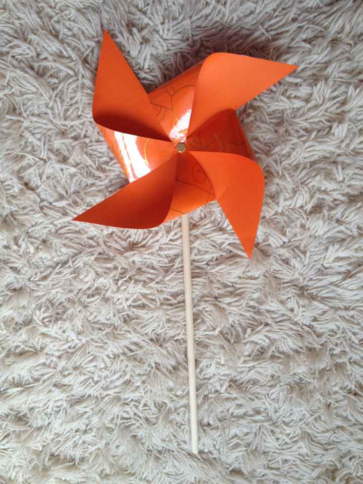 Molinillos de viento para mis damas de honor