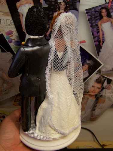 Réplica nuestra para la figura para la tarta
