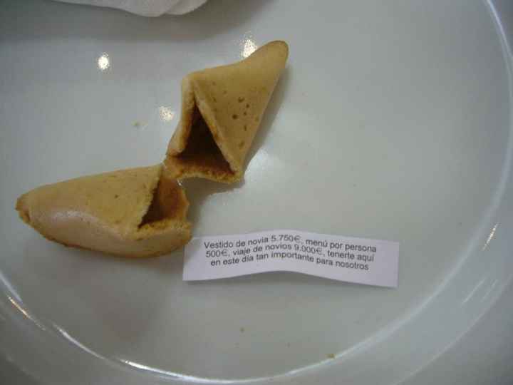 Galleta de la suerte CARA A