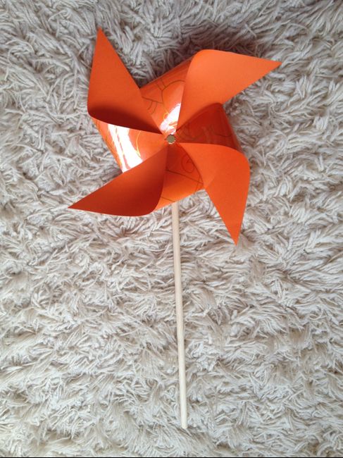 Molinillos de viento para mis damas de honor